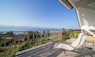 2BD Renovated Apartment in Buchillon with lake view