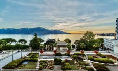 Incredible views of Montreux Lake straight from the city center / 2 Bedroom apartment in Montreux – WIFI