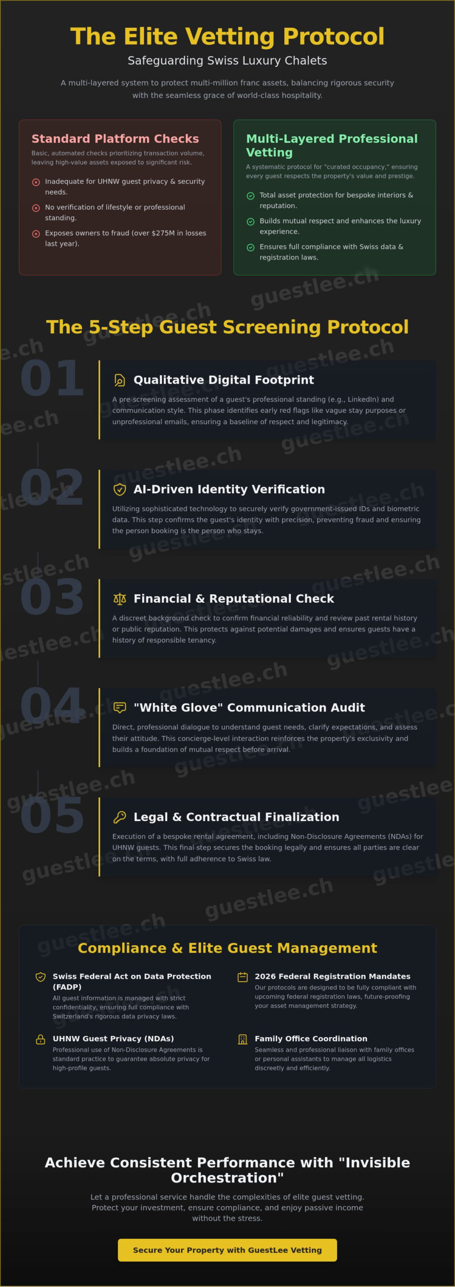 How to Screen Guests for a Luxury Chalet: The 2026 Professional Standard
