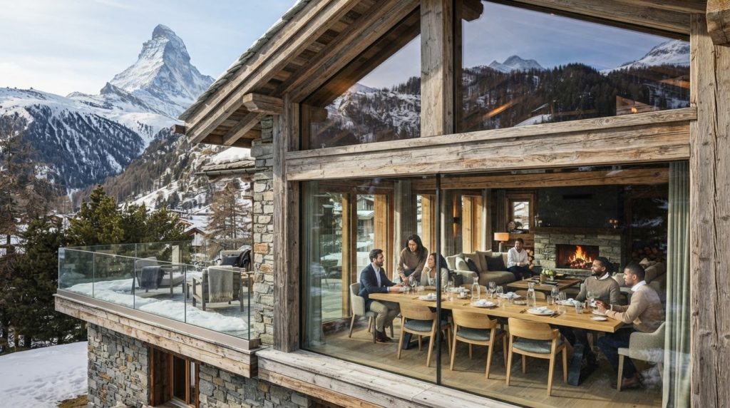 Luxury chalets for corporate retreats switzerland